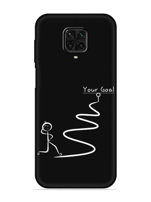 Your Goal Embossed Soft Silicone Case for Poco M2 Pro Zapvi