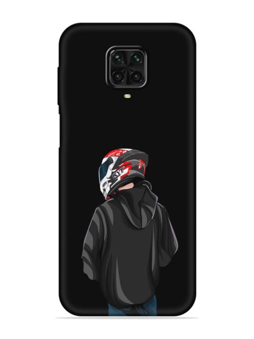 Motorcycle Rider Embossed Soft Silicone Case for Poco M2 Pro Zapvi