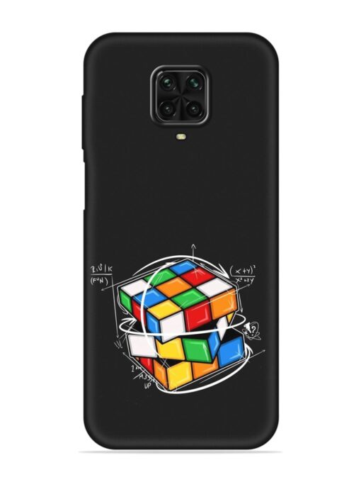 Cubik Vector Embossed Soft Silicone Case for Poco M2 Pro