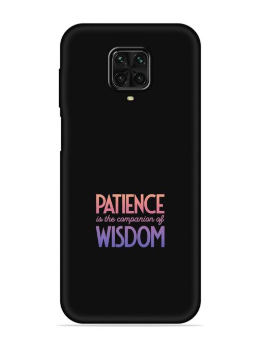 Patience Is The Embossed Soft Silicone Case for Poco M2 Pro