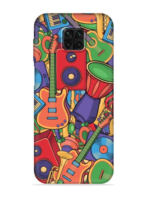 Colorful Music Art Embossed Soft Silicone Case for Poco M2 Pro Zapvi