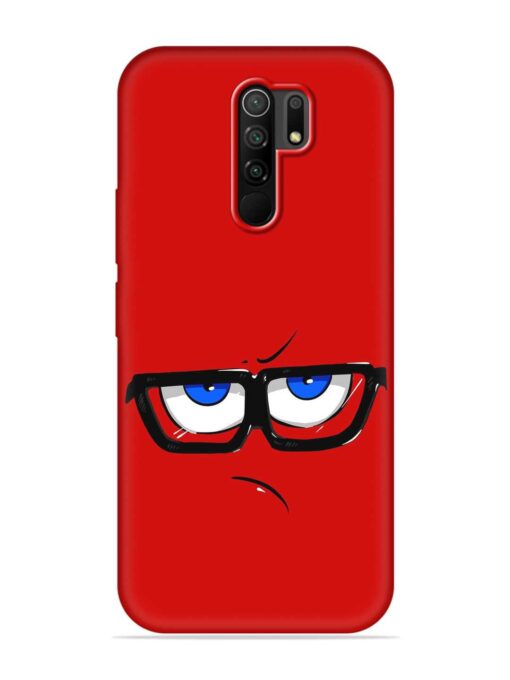 Rad Angry Face Embossed Soft Silicone Case for Poco M2 Reloaded