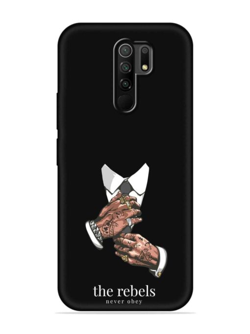 Rebels Slogan Man Embossed Soft Silicone Case for Poco M2 Reloaded