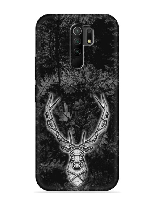 Ancient Deer Embossed Soft Silicone Case for Poco M2 Reloaded