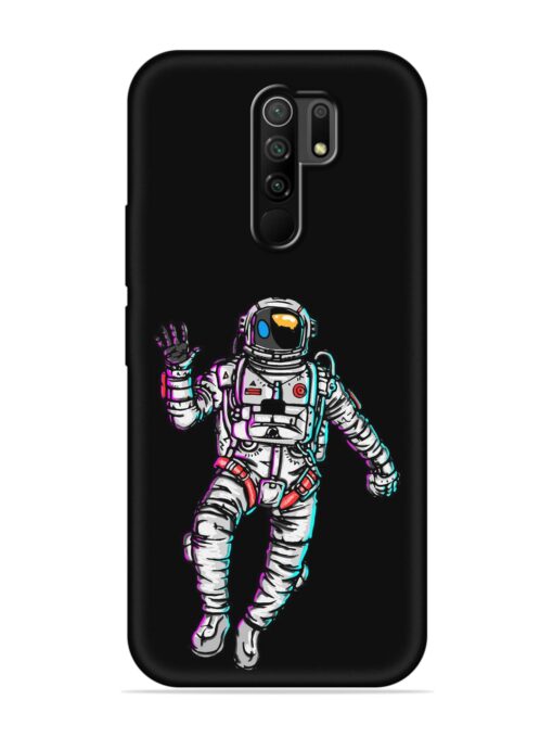 Spaceman Embossed Soft Silicone Case for Poco M2 Reloaded