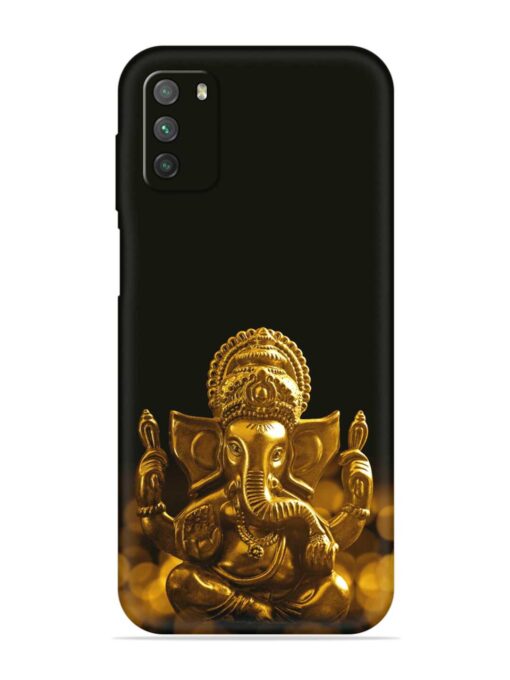 Lord Ganesha Indian Festival Embossed Soft Silicone Case for Poco M3 Zapvi