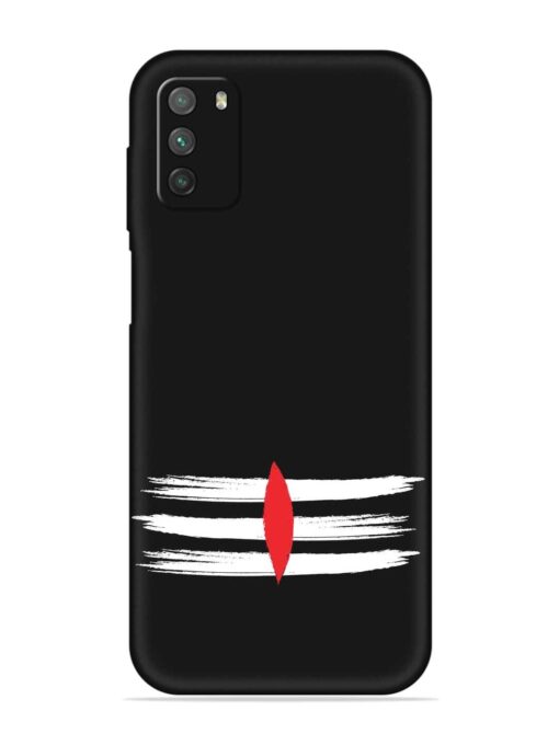 Mahadev Tilak Vector Embossed Soft Silicone Case for Poco M3