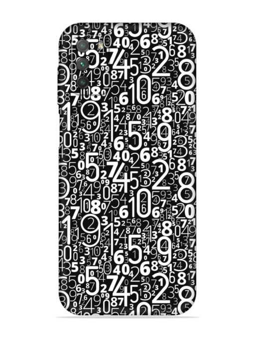 Many Numbers Different Embossed Soft Silicone Case for Poco M3