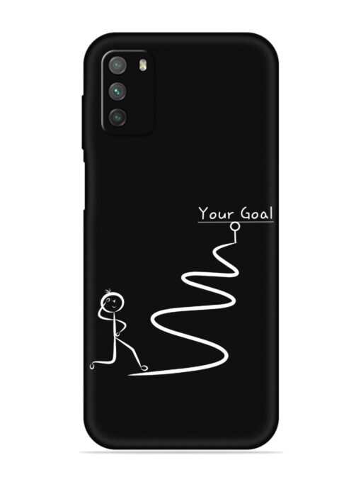 Your Goal Embossed Soft Silicone Case for Poco M3