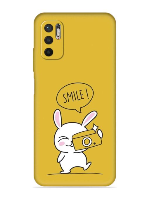 Hey Smile Please Embossed Soft Silicone Case for Poco M3 Pro (5G)