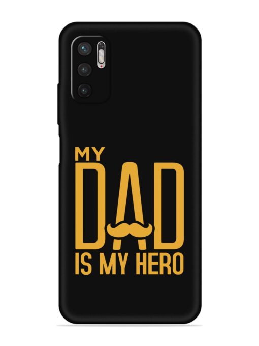 My Dad Is My Hero Embossed Soft Silicone Case for Poco M3 Pro (5G) Zapvi