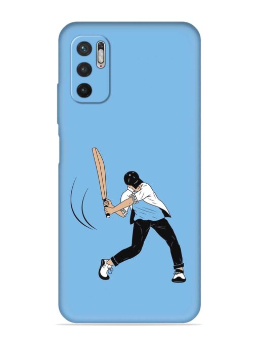 Cricket Gully Boy Embossed Soft Silicone Case for Poco M3 Pro (5G) Zapvi