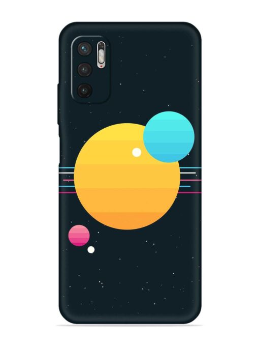 Round Vector Art Embossed Soft Silicone Case for Poco M3 Pro (5G) Zapvi