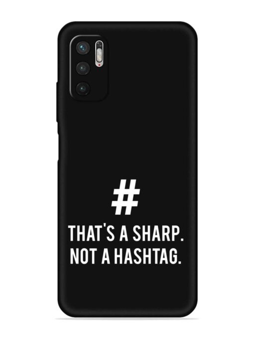 Thats Sharp Not Embossed Soft Silicone Case for Poco M3 Pro (5G) Zapvi