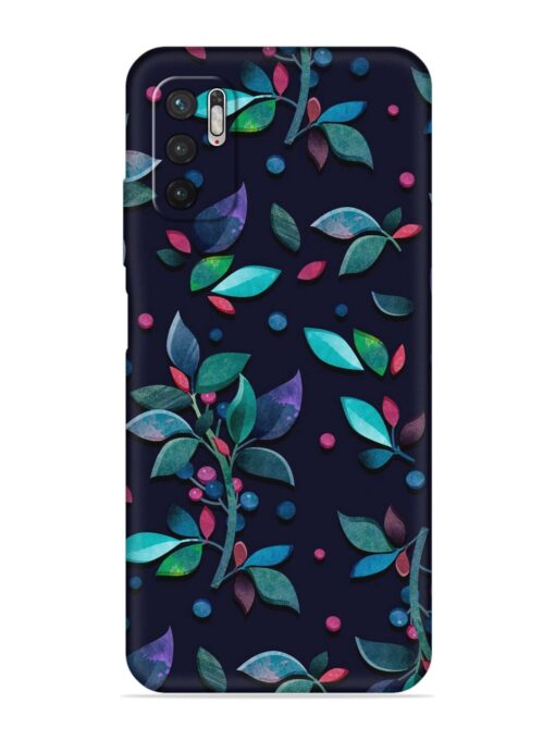 Decorative Watercolor Flower Embossed Soft Silicone Case for Poco M3 Pro (5G) Zapvi