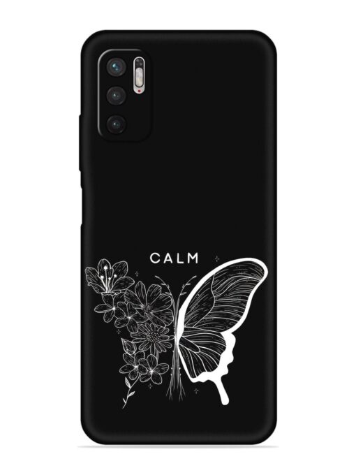 Calm Embossed Soft Silicone Case for Poco M3 Pro (5G) Zapvi