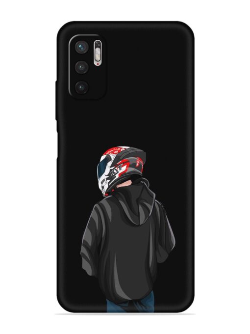 Motorcycle Rider Embossed Soft Silicone Case for Poco M3 Pro (5G) Zapvi