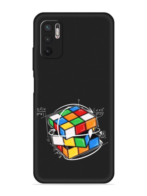 Cubik Vector Embossed Soft Silicone Case for Poco M3 Pro (5G) Zapvi