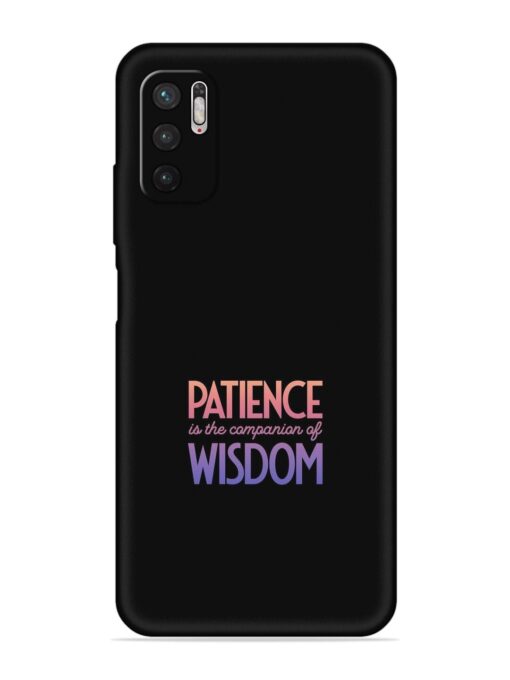 Patience Is The Embossed Soft Silicone Case for Poco M3 Pro (5G)