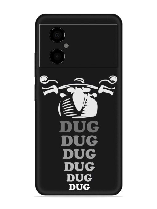 Dug Dug Dug Embossed Soft Silicone Case for Poco M4 (5G) Zapvi