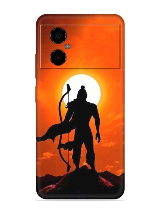 Shree Ram Embossed Soft Silicone Case for Poco M4 (5G)