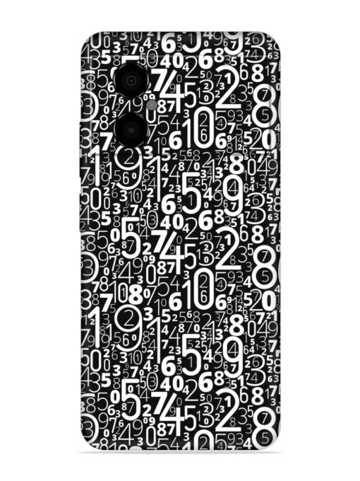 Many Numbers Different Embossed Soft Silicone Case for Poco M4 (5G) Zapvi