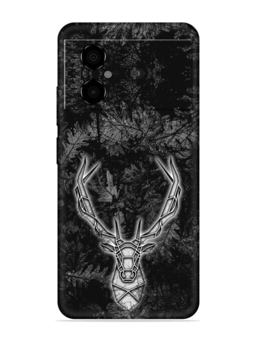 Ancient Deer Embossed Soft Silicone Case for Poco M4 (5G) Zapvi