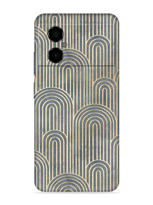 Art Deco Style Embossed Soft Silicone Case for Poco M4 (5G) Zapvi