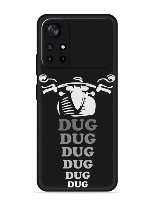 Dug Dug Dug Embossed Soft Silicone Case for Poco M4 Pro (5G) Zapvi