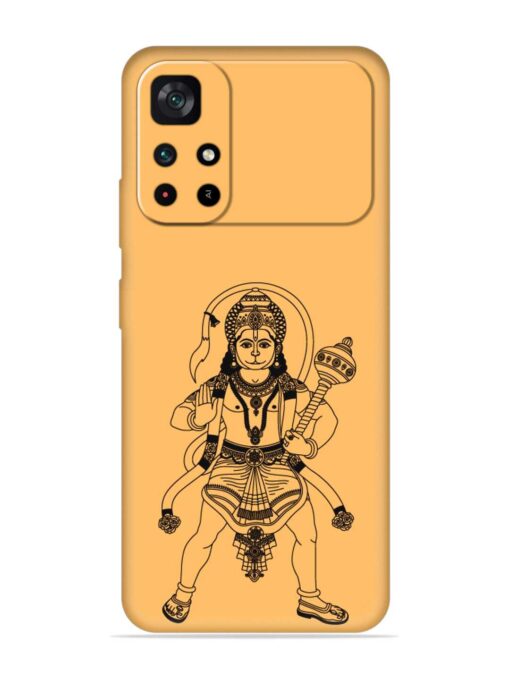 Indian God Hanuman Embossed Soft Silicone Case for Poco M4 Pro (5G) Zapvi