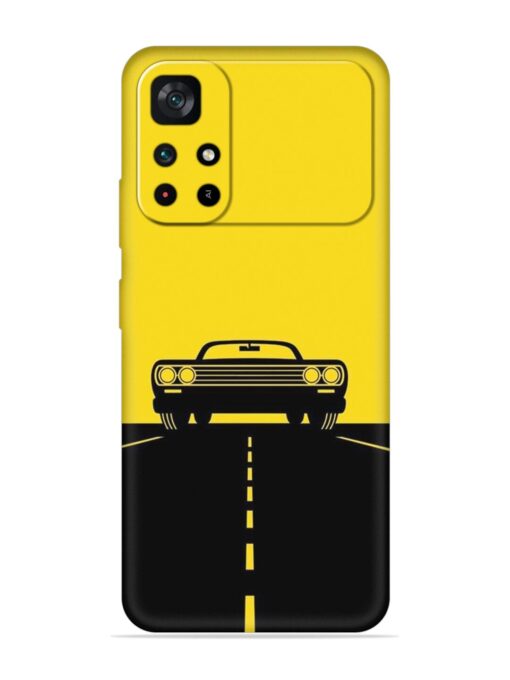 Classic Car Embossed Soft Silicone Case for Poco M4 Pro (5G) Zapvi