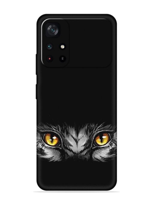 Scary Eye Embossed Soft Silicone Case for Poco M4 Pro (5G) Zapvi