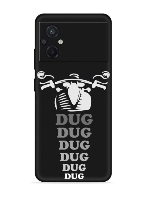 Dug Dug Dug Embossed Soft Silicone Case for Poco M5 Zapvi