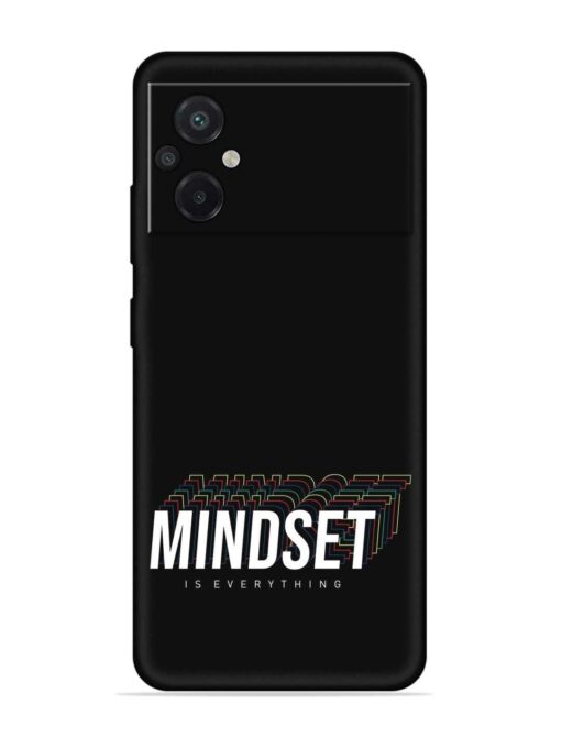 Mindset Everything Slogan Embossed Soft Silicone Case for Poco M5 Zapvi