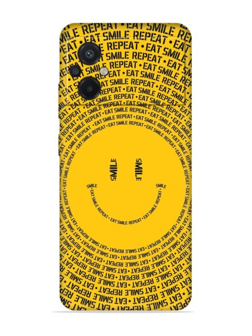 Smiley Embossed Soft Silicone Case for Poco M5 Zapvi