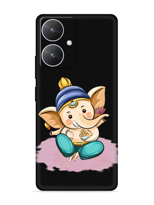 Bal Ganesh Vector Art Embossed Soft Silicone Case for Poco M6 (5G) Zapvi