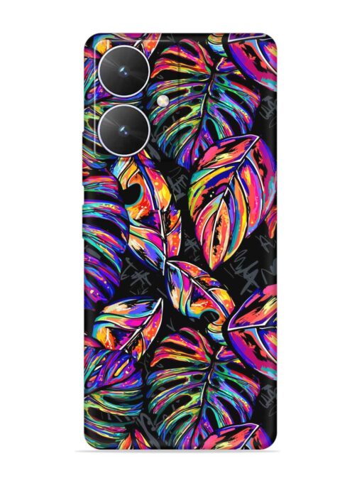 Tropical Seamless Vector Embossed Soft Silicone Case for Poco M6 (5G) Zapvi