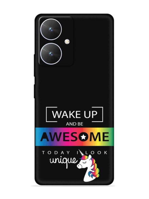 Inspirational Quote Unicorn Embossed Soft Silicone Case for Poco M6 (5G)