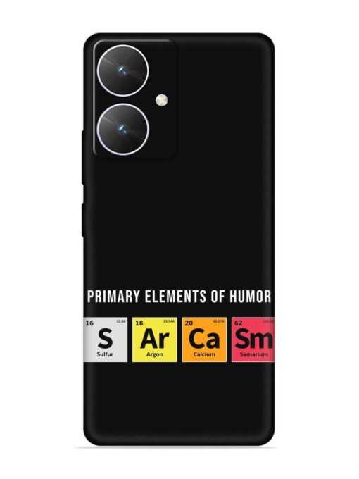 Primary Elements Humor Embossed Soft Silicone Case for Poco M6 (5G) Zapvi