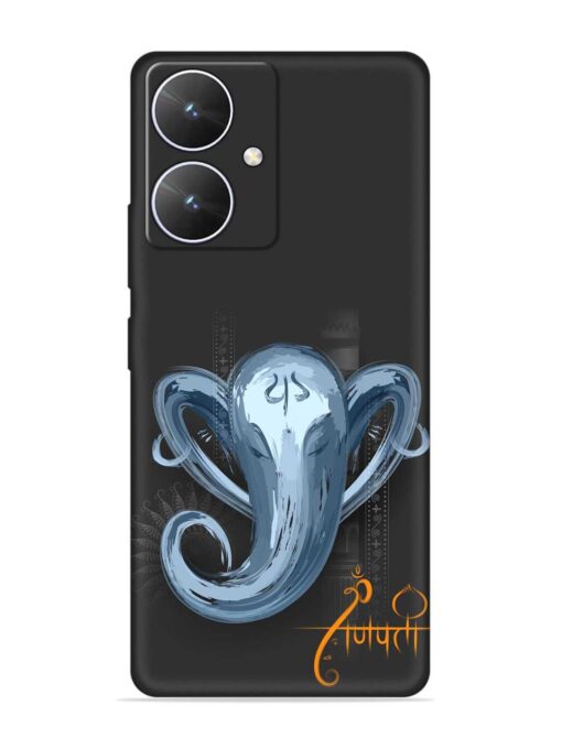 Illustration Lord Ganpati Embossed Soft Silicone Case for Poco M6 (5G)