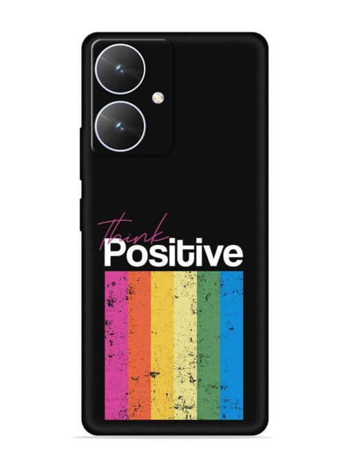 Think Positive Typography Embossed Soft Silicone Case for Poco M6 (5G) Zapvi