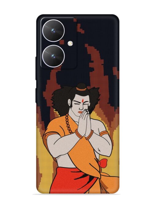 Shree Ram Vector Embossed Soft Silicone Case for Poco M6 (5G)