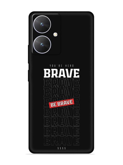 Be Brave Embossed Soft Silicone Case for Poco M6 (5G) Zapvi