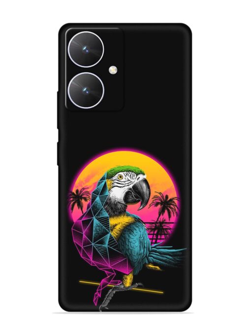 Rad Parrot Embossed Soft Silicone Case for Poco M6 (5G) Zapvi