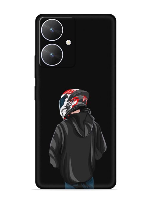 Motorcycle Rider Embossed Soft Silicone Case for Poco M6 (5G) Zapvi