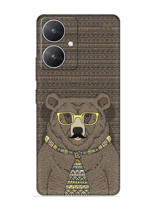 Grizzly Bear Embossed Soft Silicone Case for Poco M6 (5G) Zapvi