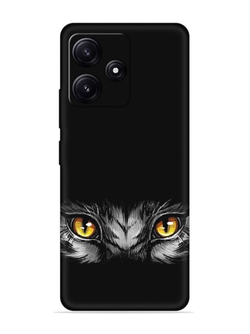 Scary Eye Embossed Soft Silicone Case for Poco M6 Pro (5G) Zapvi