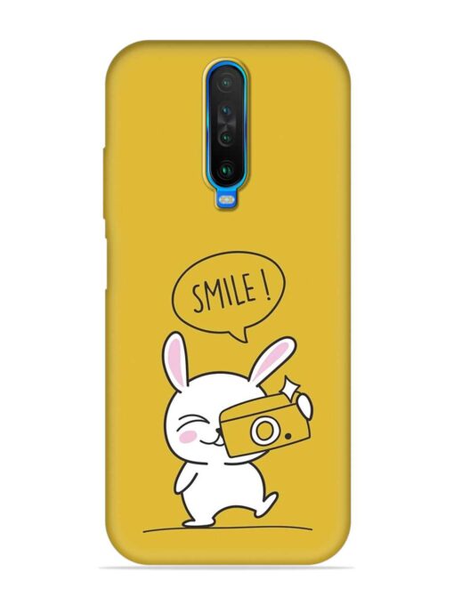 Hey Smile Please Embossed Soft Silicone Case for Poco X2 Zapvi