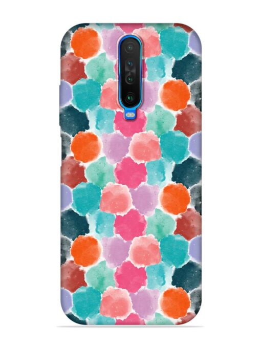 Colorful Seamless Pattern Embossed Soft Silicone Case for Poco X2