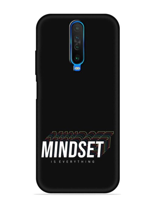 Mindset Everything Slogan Embossed Soft Silicone Case for Poco X2 Zapvi